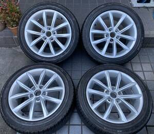 ＜美品！＞AUDI 純正 ATS製 17インチ 4本セット 245/45R17 POTENZA PCD112 アウディ TTクーペ