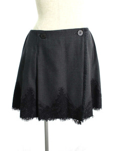フォクシーブティック スカート Skirt ウール ラップスカート 40