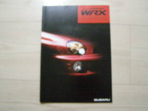 2001年3月　GD9 GDA　インプレッサ WRX カタログ　Impreza brochure