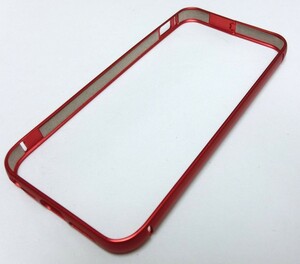 iPhone SE/5s/5 用 アルミ製バンパー(レッド)