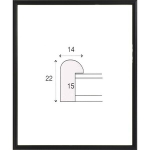 デッサン用額縁 木製フレーム 6700 インチサイズ ブラック