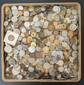 S4240 古美術 古銭 硬貨 硬幣 貨幣 外国銭 世界コイン 大量まとめ 総重量約5.00kg アンティーク