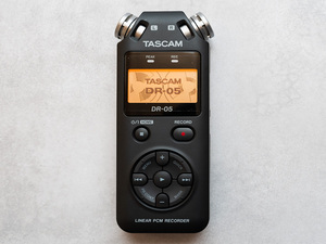 ■TASCAM リニアPCMレコーダー DR-05VER2-J 日本語対応版