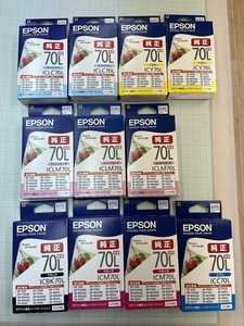 EPSON　プリンターインク　ICLC70L ICY70L ICLM70L ICBK70L ICM70L ICC70L　まとめ売り