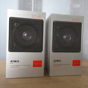 【レア】 アイワ AIWA SC-A1 アンプ内蔵 ミニ スピーカー レトロ アンティーク 音出し確認済 現状販売品