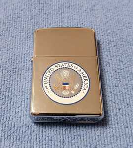 Zippo/ジッポー　UNITED STATES OF AMERICA　2001年製　ユナイテッドステイツ　アメリカ　紋章　エンブレム