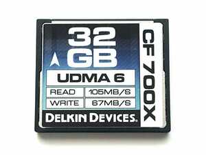 ☆美品☆ CFカード 32GB 700x デルキンデバイセズ Delkin Devices コンパクトフラッシュ CompactFlash Card