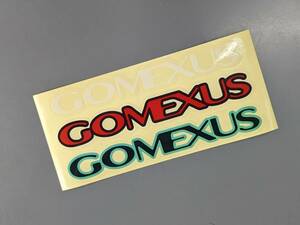 送料￥84～　ゴメクサス　ステッカー　約18cm×8cm 　GOMEXUS　フィッシングステッカー　釣りステッカー　