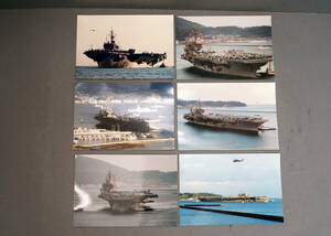 アメリカ第７艦隊空母　インディペンデンス　KGサイズ写真　６枚セット