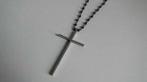 ネックレス　十字架　クロス　ブラック　レディース　ファッション アクセサリー 新品