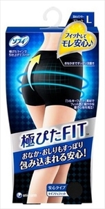 まとめ得 ソフィ　極ぴたＦＩＴセイフティフィットＬブラック 　 ユニ・チャーム（ユニチャーム） 　 生理用品 x [3個] /h