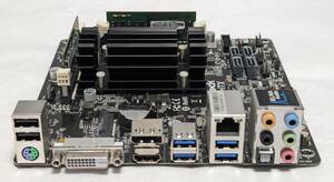 ASRock N3700-ITX 4G DIMM x2付き　Mini-ITX システムボード