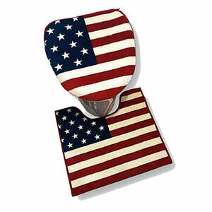 トイレカバー　トイレマット　ウォシュレットタイプ対応　星条旗柄　アメリカ アメリカン雑貨 アメ雑