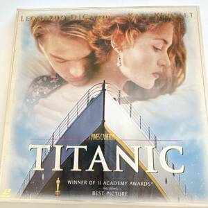 1円 中古 LD TITANIC タイタニック Leonard Dicaprio James Cameron 再生確認済み 映画 名作 レーザーディスク Laser disc 10