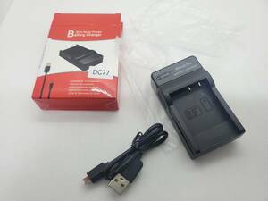 TRAVEL CHARGER DC-K4 ACアダプタ NinoLite USB型 充電器 DB-L40 対応 バッテリー チャージャー充電器 未使用 送料230円