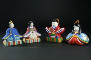 郷土玩具 雛人形 親王雛 2組 陶製雛 土鈴 民芸 伝統工芸 風俗人形 置物