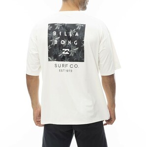 ★送料無料★2024春夏 新品【BILLABONG/ビラボン】RASH HALF SLEEVE TEE ラッシュガード ラッシュT CRM メンズL BE011-867