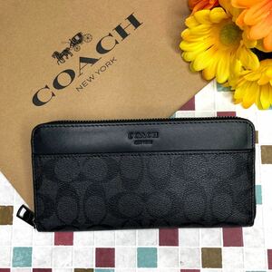 COACH コーチ 長財布　シグネチャー 大人気　新品