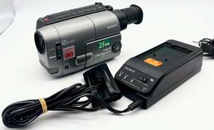 【一部動作確認】SONY Video8ビデオカメラ CCD-TRV11　8㎜テープ付き