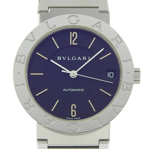 BVLGARI ブルガリ ブルガリブルガリ BB33SS 腕時計 SS 自動巻き ボーイズ 黒文字盤【I120224007】中古