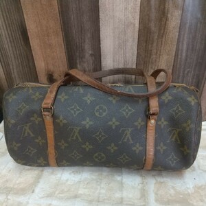 Y23　ルイヴィトン 　モノグラム　 LOUIS VUITTON　W30×H15×D15　旧パピヨン　難あり