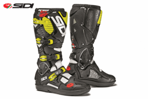 MXブーツ SIDI CROSSFIRE3 BK/YL 11.5/46 (28.5cm) SRS 交換式ソール モトクロス 正規輸入品