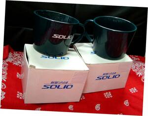 SUZUKI 　SOLIO　スズキ　新型　ソリオ　マグカップ　2個セット　◆　非売品　　未使用　ＪＵＮＫ