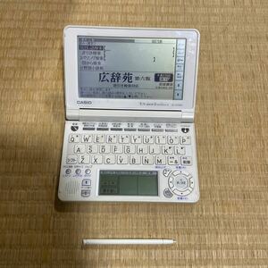 【電子辞書】◆CASIO◆ EX word XD-SF4800 ホワイトカラー カシオ エクスワード 英語 英英 和英 英和辞典 #中古 動作確認済み