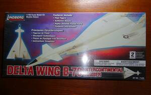 リンドバーグ・ツクダホビー　1/180　アメリカ空軍戦略爆撃機　「DELTA　WING　デルタウイング　B-70　爆撃機」　未開封　美品