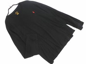 ネコポスOK POLO RALPH LAUREN ポロ ラルフローレン ポニー 刺繍 Tシャツ sizeL/黒 ■◇ ☆ eda9 メンズ