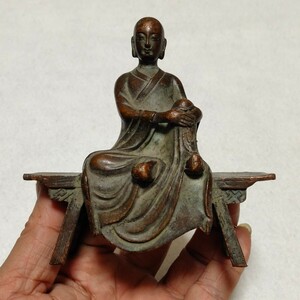 仏教古美術 古銅 細工 地蔵王菩薩像 置物 縁起物