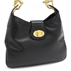 セリーヌ Triomphe Blason ショルダーバッグ ブラック ヴィンテージ オールドセリーヌ CELINE Macadam