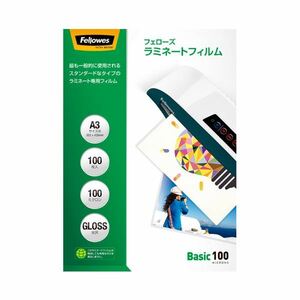 （まとめ）フェローズジャパン ラミネートフィルム A3 100枚 5847801【×5セット】