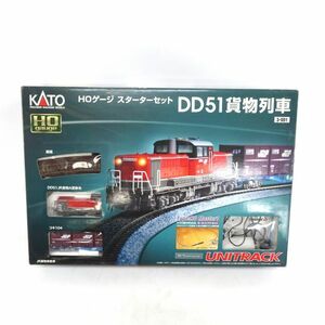 tyhd 1285-1 318 KATO カトー HOゲージ スターターセット DD51貨物列車 鉄道模型 現状品