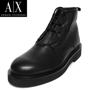 アルマーニ エクスチェンジ 靴 メンズ ブーツ レザー サイズ8 ARMANI EXCHANGE 新品