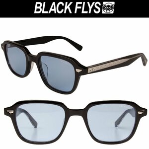 ライトブルーレンズ ブラックフライ FLY CHIEF サングラス BlackFlys BLACK-SILVER/Lt.BLUE