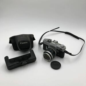 【カバー付き】Canon FX 一眼レフ フィルムカメラ キャノン　レンズ FL 50mm (管理記号:A)