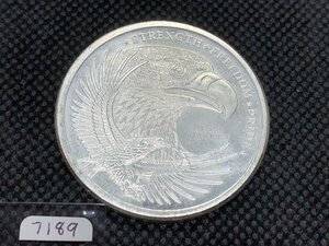 31.1グラム (新品) アメリカ 「イーグル・力、自由、誇り」純銀 1オンス メダル