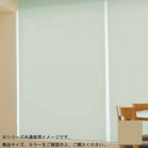 タチカワ ファーステージ ロールスクリーン オフホワイト 幅110×高さ200cm プルコード式 TR-1011 ベージュ /a