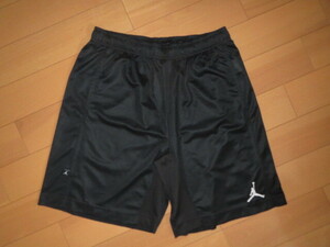 送料無料 ナイキ ジョーダン NIKE JORDAN BRAND Dri-FIT SHORTS ハーフパンツ 正規品 XL BLACK 美品 ポリエステル100%