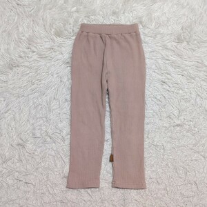 【送料無料】RVENOR　ワッフル　レギンス　パンツ　110㎝　ピンク　キッズ　子供服