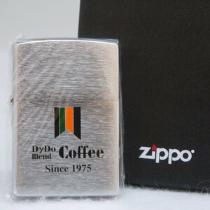 未使用品・保管品 ZIPPO ジッポ ライター DyDo Blend Coffee Since1975 ダイドーブレンド コーヒー 2005年製 外箱付