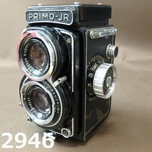 FK-2946◆アンティーク　2眼カメラ　PRIMO-JR 現状品 20240417
