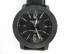 ブルガリ　カーボンゴールド　メンズ腕時計　BVLGARI　自動巻き　BB40CL
