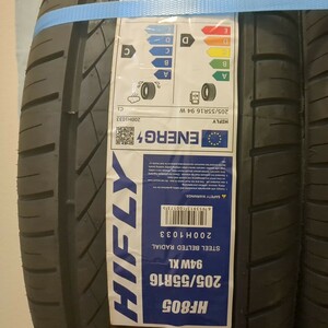 新品未使用ハイフライHIFLY HF805 205/55r16 6j 7j 西濃配送　送料は場所によって変わります。詳しくは西濃のホームページをご覧ください