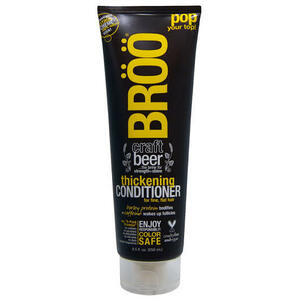 BRoo シックニング コンディショナー 強い髪に。シトラスクリーム 8.5fl oz(250ml) ビール ヴィーガン ナチュラル 髪を強く 立ち上がり