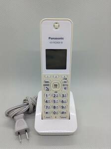 C37●Panasonic パナソニック 電話機 コードレス電話機 子機のみ KX-FKD404-W 充電台/PNLC1058