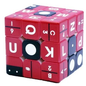キュービックジルコニアを使用したパーソナライズされた魔法の立方体（赤）,プロのスピードパズル,教育玩具,3x3x3,子供向け