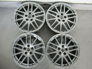 激安即決！希少 LY3P MPV ENKEI製 MAZDA SPEED 18×7.0J 114.3-5+45 67.1Φ 中古アルミホイール 4本 MPV プレマシー アテンザ CX-5 00176