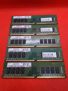 Samsung 16GB 2Rx8 PC4-2666V-UB1-11 デスクトップPC用DDR4メモリ　16GB 5枚セット計80GB 管7